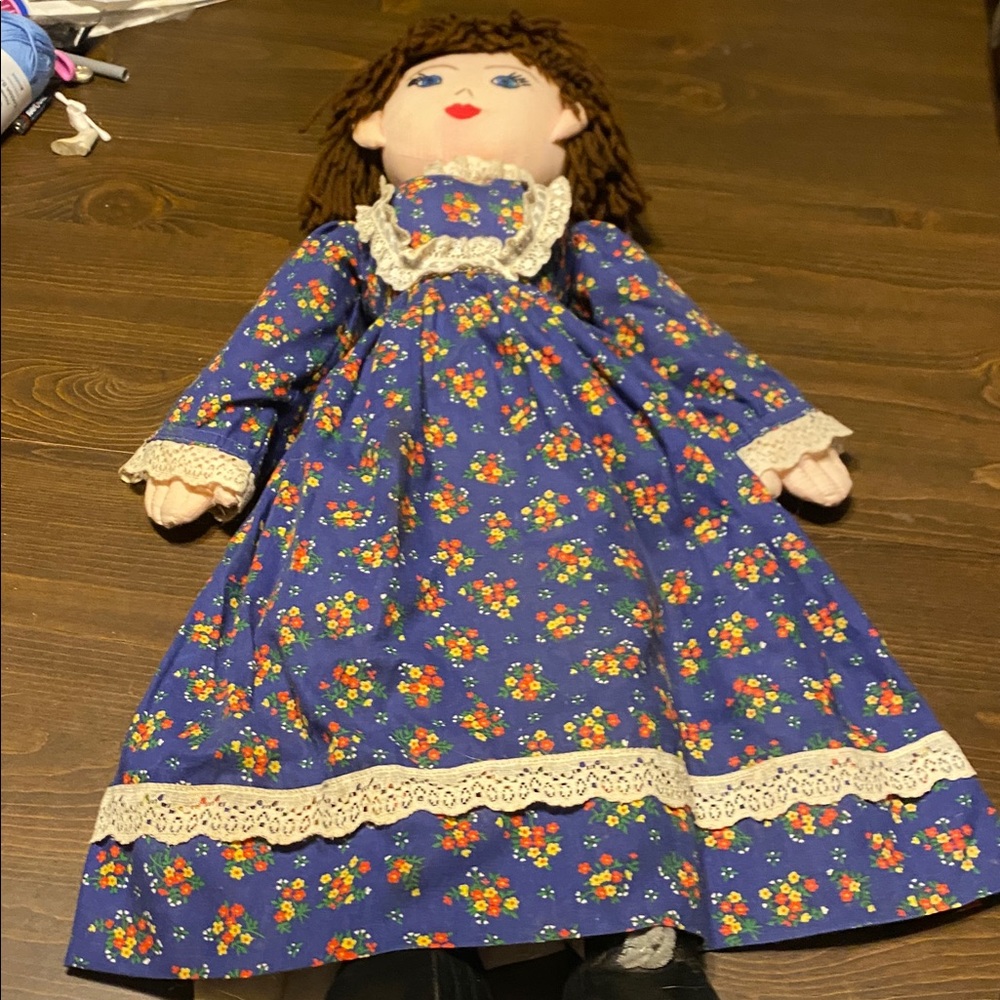 RAG DOLL HANDMADE VINTAGE